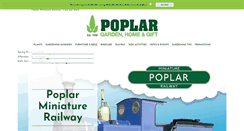 Desktop Screenshot of poplarnurseries.co.uk
