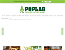 Tablet Screenshot of poplarnurseries.co.uk